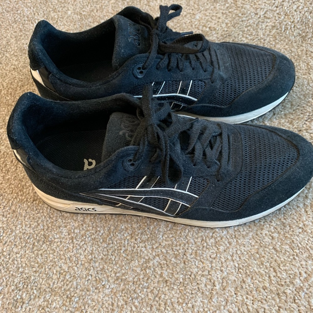 ASICS sneakers, black, size men’s 10